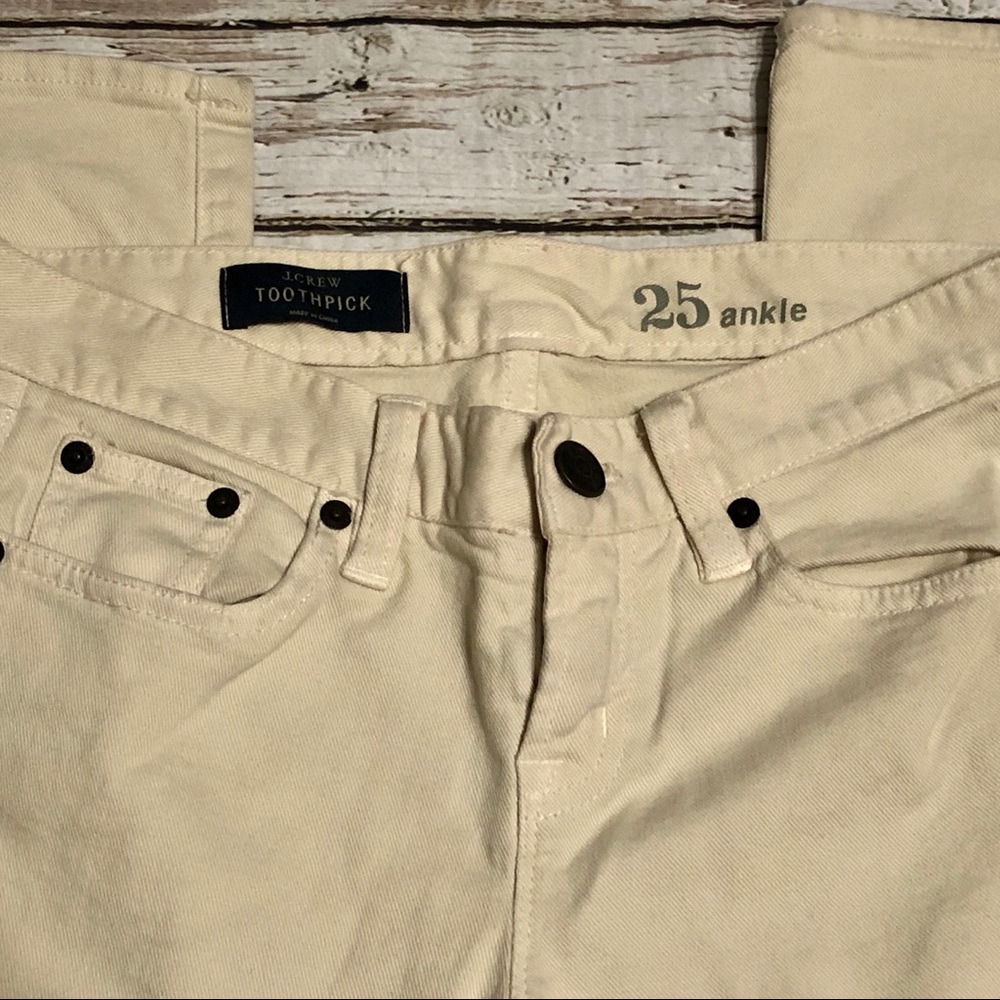 J. Crew Toothpick Ankle Jeans - Picture 5 of 5